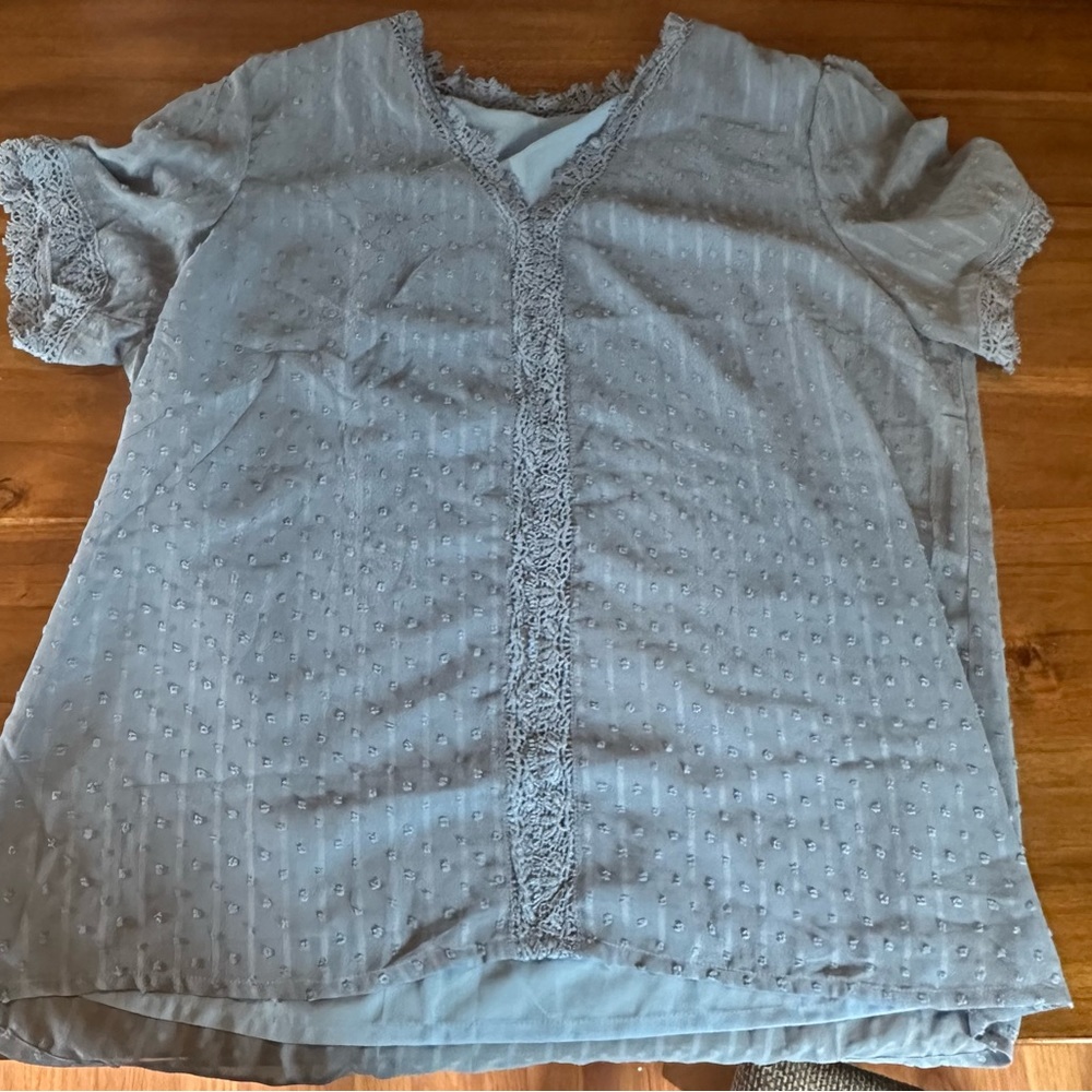 Dokotoo Women's V Neck Lace Crochet Top